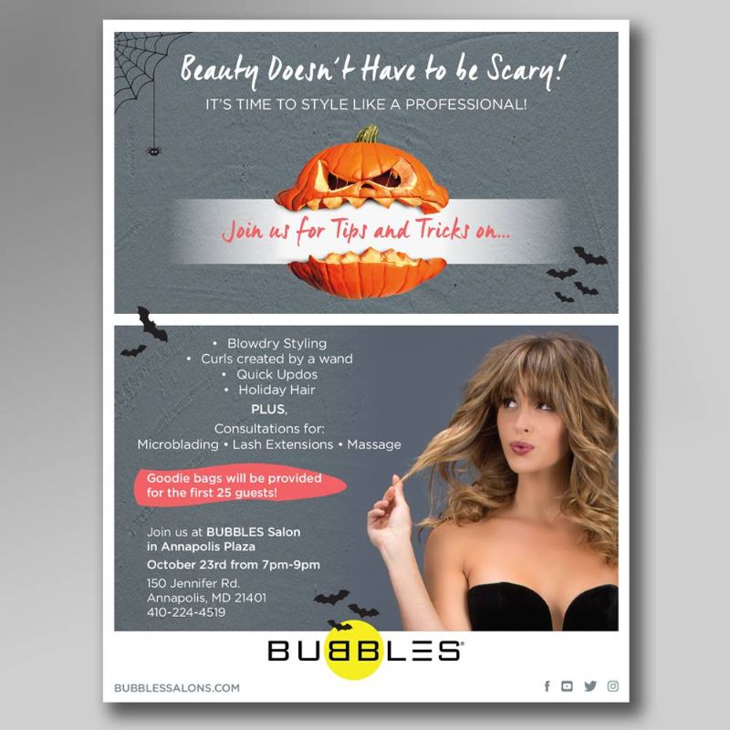 bubbles flyer